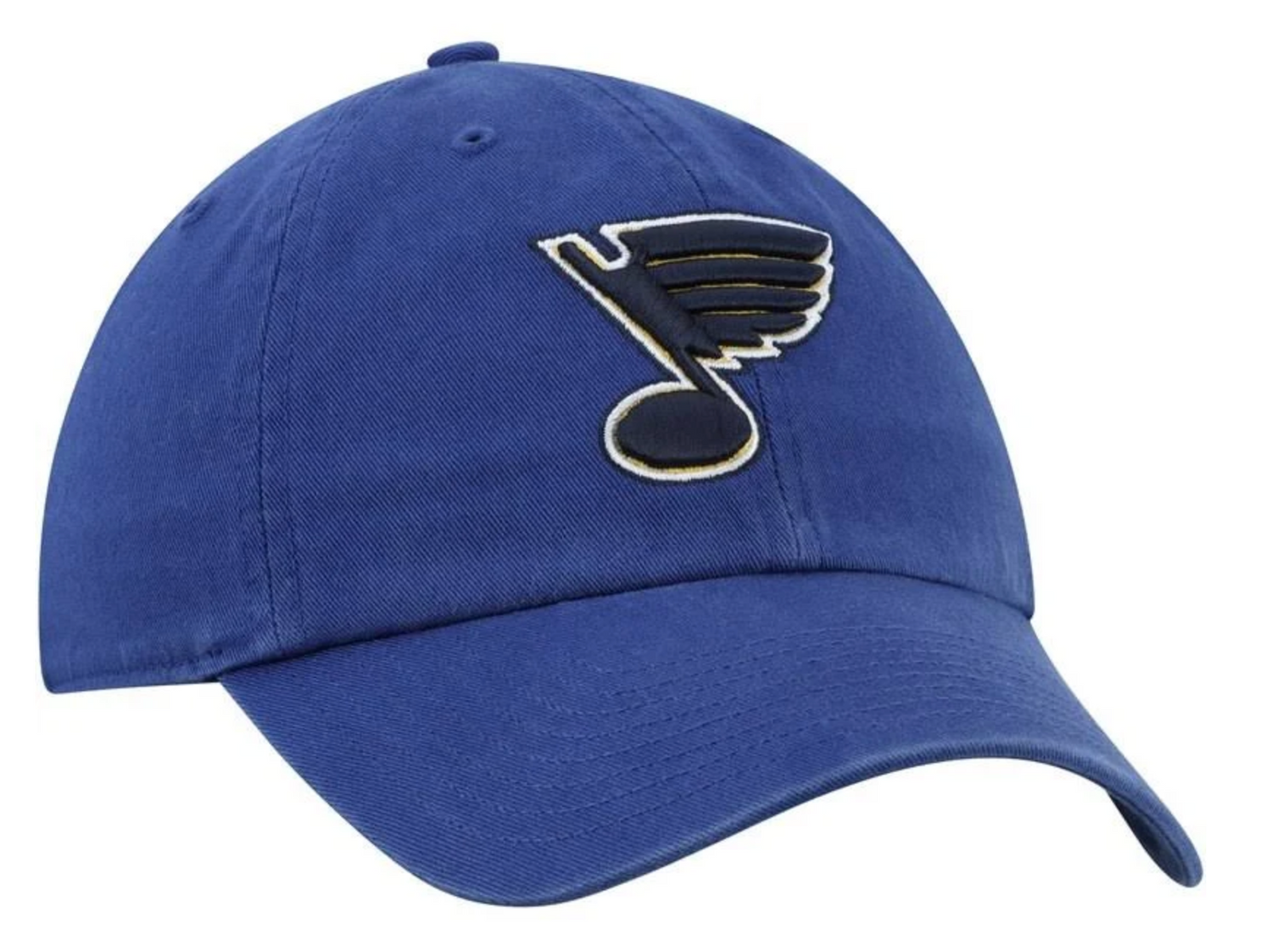 47 St. Louis Blues Clean Up Blue/Navy Logo Adjustable Strap Hat Dad Cap
